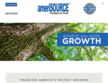 Tablet Screenshot of amerisourcefunding.com